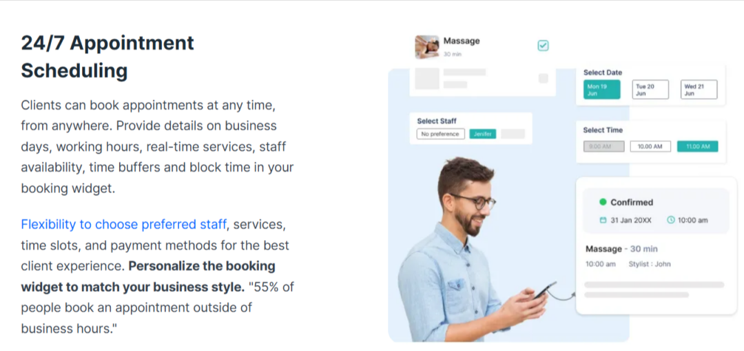 24/7 Appointment Scheduling 