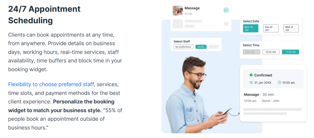 24/7 Appointment Scheduling