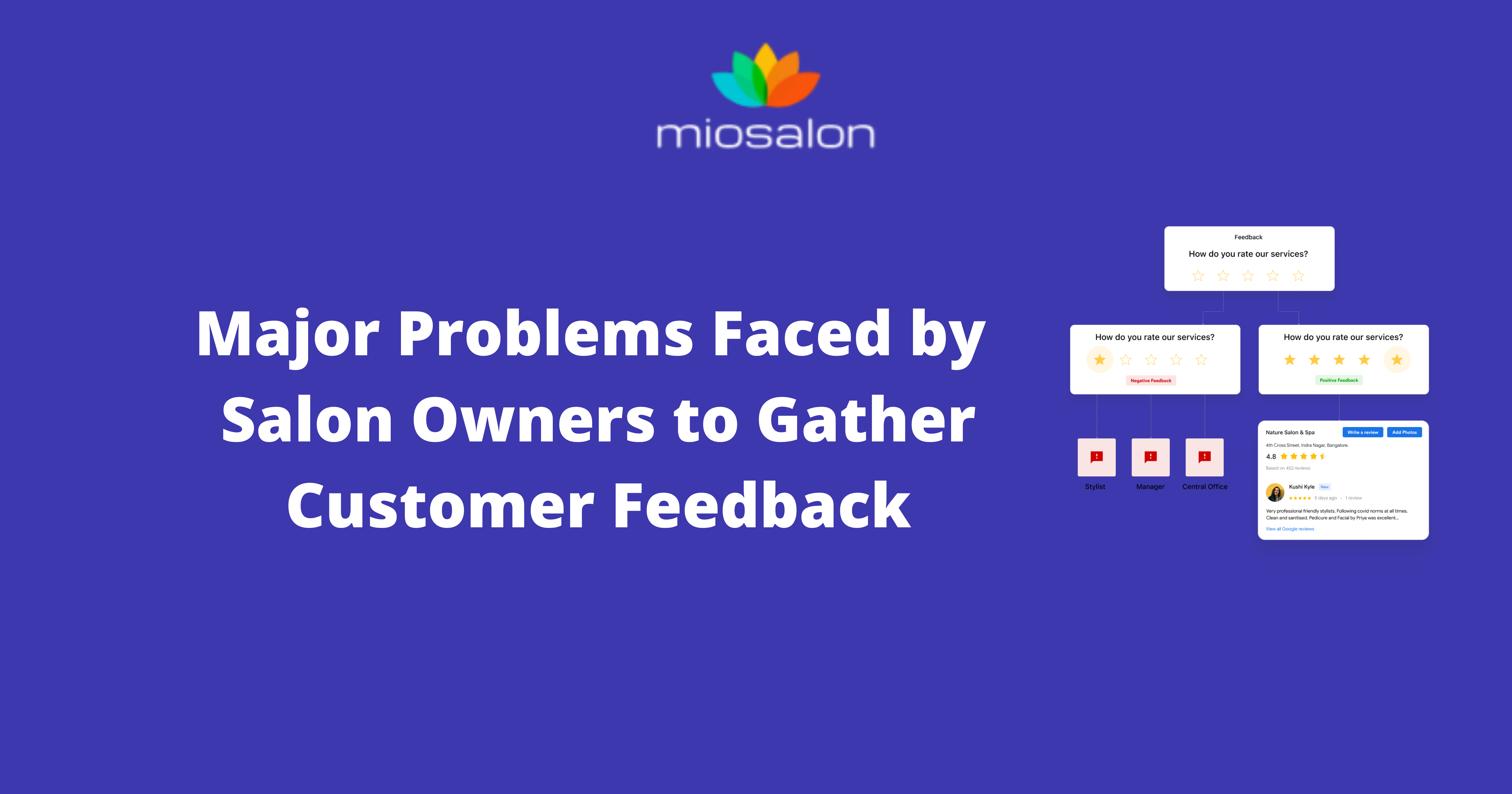 Problems Faced by Salon Owners to Gather Customer Feedback