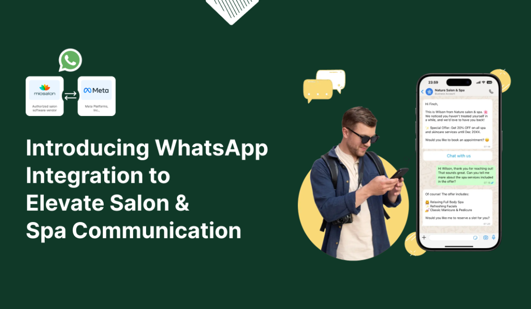 WhatsApp integration for salon and spa client communication