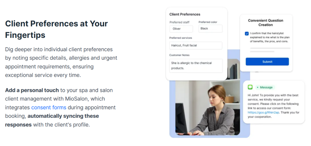 Client Preferences at Your Fingertips