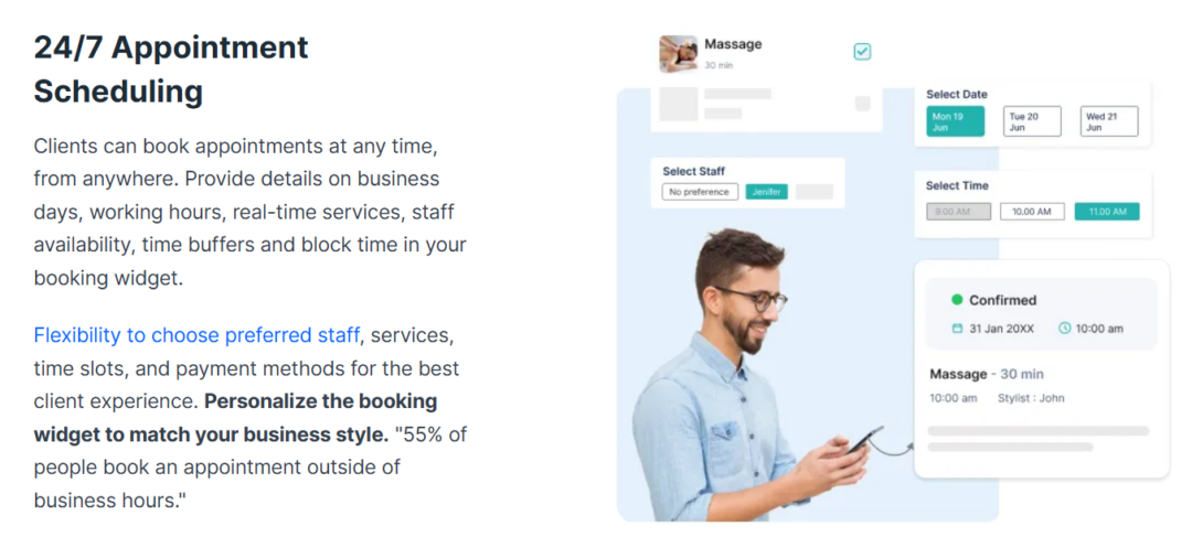 24/7 Appointment Scheduling