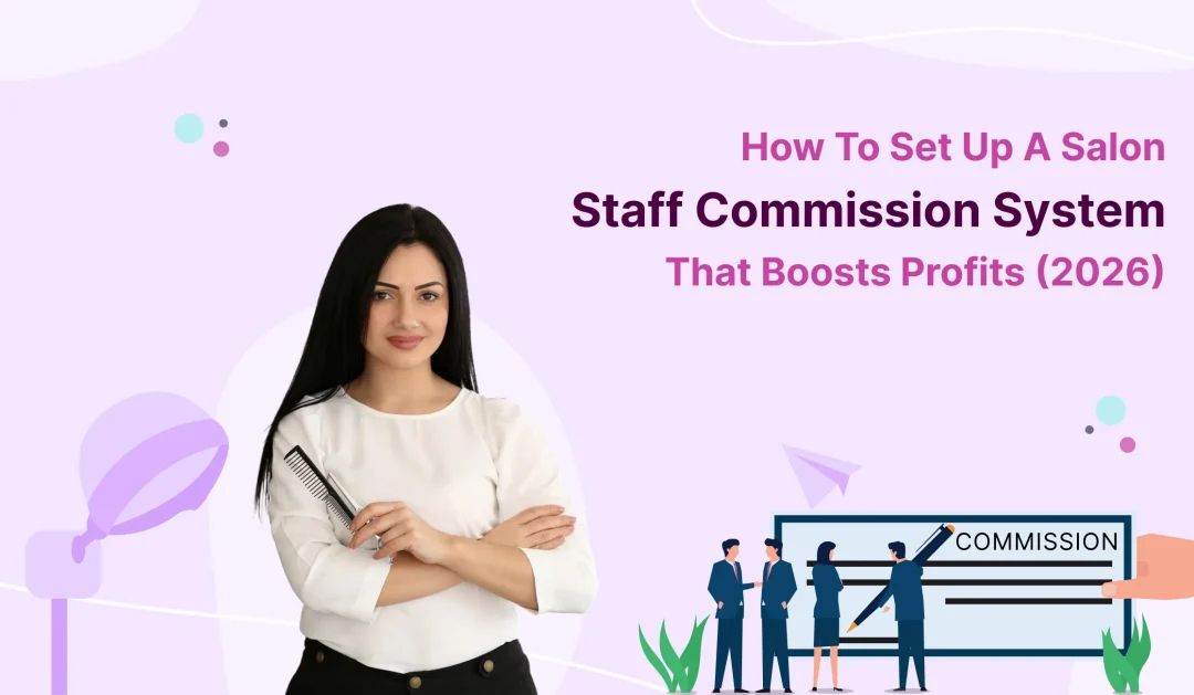 Salon staff commission structure