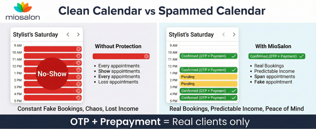 Clean Calendar vs. Spammed Calendar